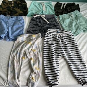 Toddler clothing USED. Lot of 18-24 months bottoms.